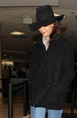 KATIE HOLMES at Los Angeles Internayional Airport 10/24/2016
