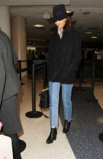 KATIE HOLMES at Los Angeles Internayional Airport 10/24/2016