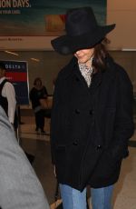 KATIE HOLMES at Los Angeles Internayional Airport 10/24/2016