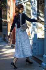 KATIE HOLMES Out Shopping in New York 10/25/2016