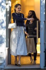 KATIE HOLMES Out Shopping in New York 10/25/2016