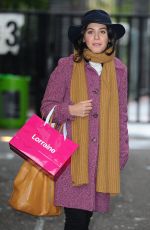 KATIE MELUA at ITV Lorraine Studios in London 10/12/2016