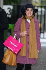 KATIE MELUA at ITV Lorraine Studios in London 10/12/2016