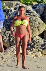 KATIE PRICE in Bikini at a Beach in Barbados 10/20/2016