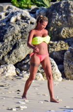 KATIE PRICE in Bikini at a Beach in Barbados 10/20/2016