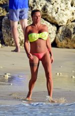 KATIE PRICE in Bikini at a Beach in Barbados 10/20/2016
