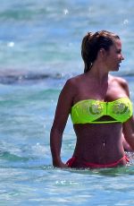 KATIE PRICE in Bikini at a Beach in Barbados 10/20/2016