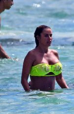 KATIE PRICE in Bikini at a Beach in Barbados 10/20/2016