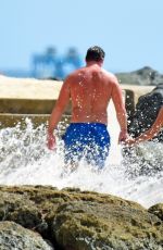 KATIE PRICE in Bikini at a Beach in Barbados 10/20/2016