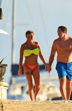 KATIE PRICE in Bikini at a Beach in Barbados 10/20/2016
