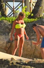 KATIE PRICE in Bikini at a Beach in Barbados 10/20/2016