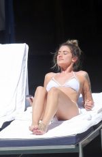 KATIE WAISSEL in Bikini at a Pool in Los Angeles 10/04/2016