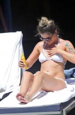 KATIE WAISSEL in Bikini at a Pool in Los Angeles 10/04/2016