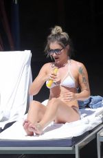 KATIE WAISSEL in Bikini at a Pool in Los Angeles 10/04/2016