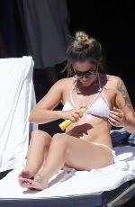 KATIE WAISSEL in Bikini at a Pool in Los Angeles 10/04/2016