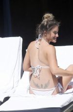 KATIE WAISSEL in Bikini at a Pool in Los Angeles 10/04/2016