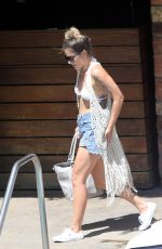 KATIE WAISSEL in Bikini at a Pool in Los Angeles 10/04/2016
