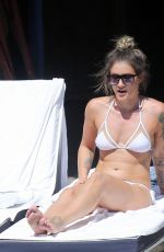 KATIE WAISSEL in Bikini at a Pool in Los Angeles 10/04/2016