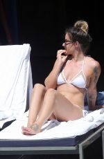 KATIE WAISSEL in Bikini at a Pool in Los Angeles 10/04/2016