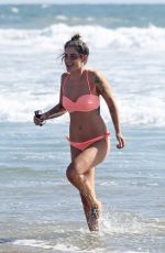 KATIE WAISSEL in Bikini on the Beach in Los Angeles 10/17/2016