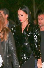 KATY PERRY Arrives at Kayne West Concert in Los Angeles 10/25/2016