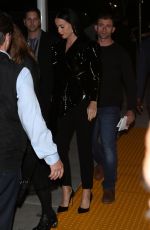 KATY PERRY Arrives at Kayne West Concert in Los Angeles 10/25/2016