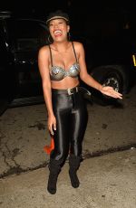 KEKE PALMER at Just Jared’s Annual Halloween Party in Los Angeles 10/30/2016