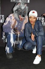 KEKE PALMER at Knott’s Scary Farm Opening Night in Buena Patk 09/30/2016