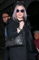 KELLY OSBOURNE Leaves a Dinner in West Hollywood 10/07/2016