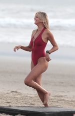 KELLY ROHRBACH in Swimsuit on the Set of 