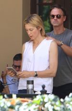 KELLY RUTHERFORD Out for Lunch in Beverly Hills 10/07/2016