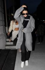 KENDALL JENNER and BELLA HADID Out for Dinner in New York 09/29/2016