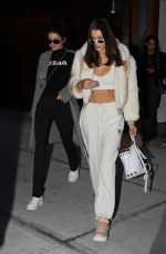 KENDALL JENNER and BELLA HADID Out for Dinner in New York 09/29/2016