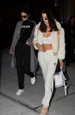 KENDALL JENNER and BELLA HADID Out for Dinner in New York 09/29/2016
