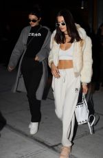 KENDALL JENNER and BELLA HADID Out for Dinner in New York 09/29/2016