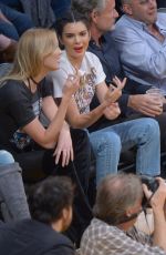 KENDALL JENNER and KARLIE KLOSS at Houston Rockets vs Los Angeles Lakers Game in Los Angeles 10/26/2016