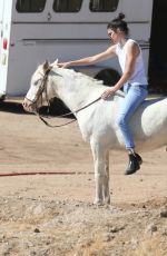 KENDALL JENNER at Horseback Riding in Santa Clarita 10/21/2016