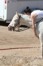 KENDALL JENNER at Horseback Riding in Santa Clarita 10/21/2016