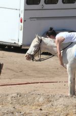 KENDALL JENNER at Horseback Riding in Santa Clarita 10/21/2016
