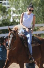 KENDALL JENNER at Horseback Riding in Santa Clarita 10/21/2016
