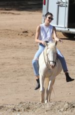 KENDALL JENNER at Horseback Riding in Santa Clarita 10/21/2016