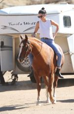 KENDALL JENNER at Horseback Riding in Santa Clarita 10/21/2016