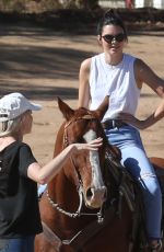 KENDALL JENNER at Horseback Riding in Santa Clarita 10/21/2016