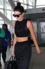 KENDALL JENNER at JFK Airport in New York 09/30/2016