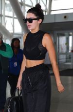 KENDALL JENNER at JFK Airport in New York 09/30/2016