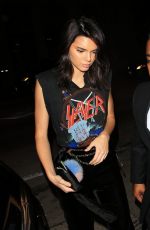 KENDALL JENNER night Out in Los Angeles 10/13/2016