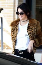 KENDALL JENNER Out and About in Beverly Hills 10/12/2016