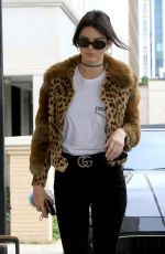 KENDALL JENNER Out and About in Beverly Hills 10/12/2016
