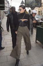 KENDALL JENNER Out and About in Paris 10/02/2016