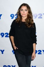 KERI RUSSELL at An Evening with 'The Americans' at the 92Y in New Yotk10/30/16